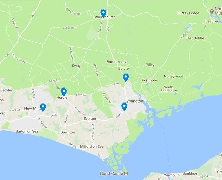 Fuel Stations near Lymington