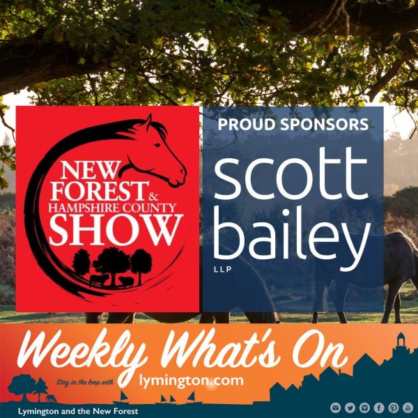 Scott Bailey supporting the New Forest Show