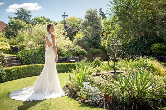 Beautiful gardens at the Montagu Arms Hotel