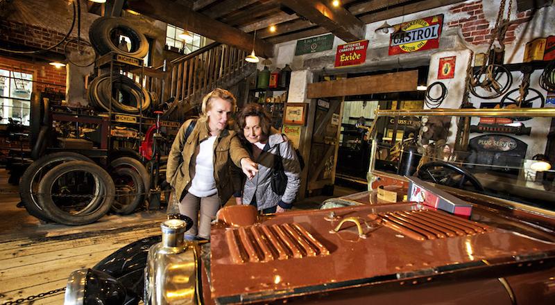 Jack Tuckers Garage at Beaulieu National Motor Museum