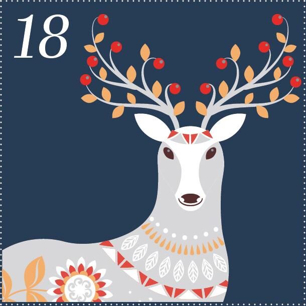 nordic advent calendar deer