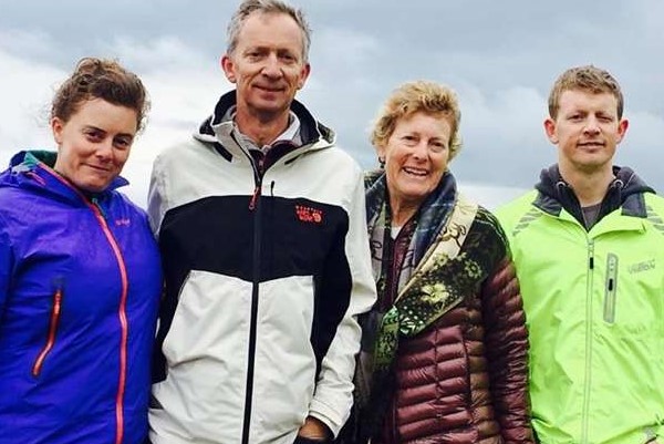 Bethan, Neil, Clare and Chris Carden