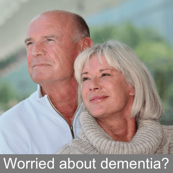 Couple worried about dementia