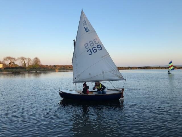Kirstie Urwin with young salterns sailor