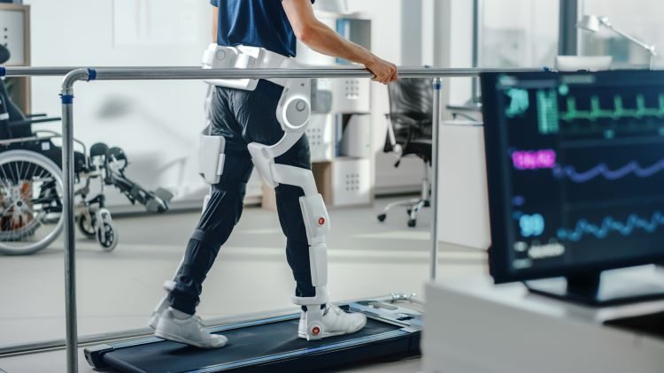 Rehabilitation - person on treadmill