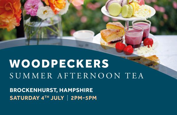Summer Afternoon Tea at Woodpeckers